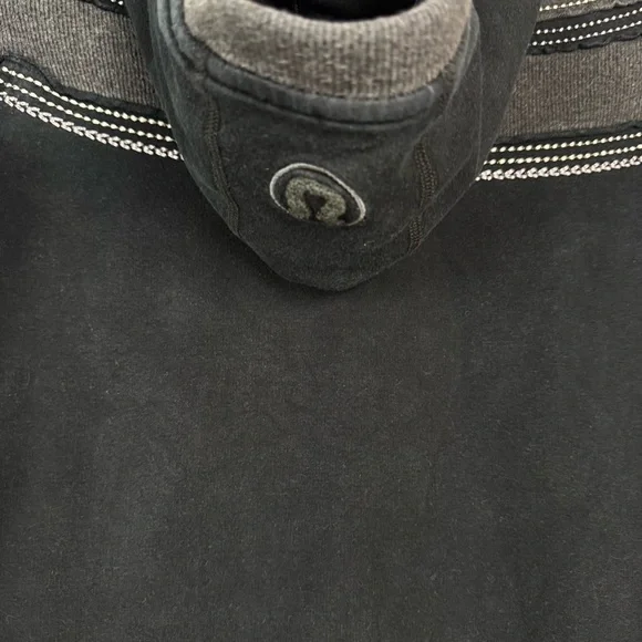 Lululemon Jacket Women’s 8 Black Full Zip Hoodie Remix Scuba Fair Isle Yoga - Picture 11 of 13